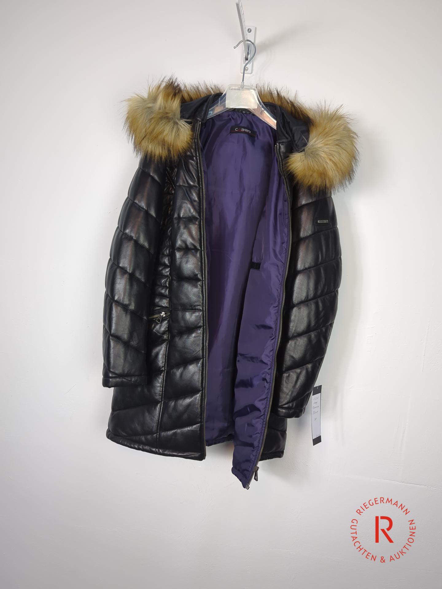 DAMEN LEDERMANTEL GRÖSSE 38